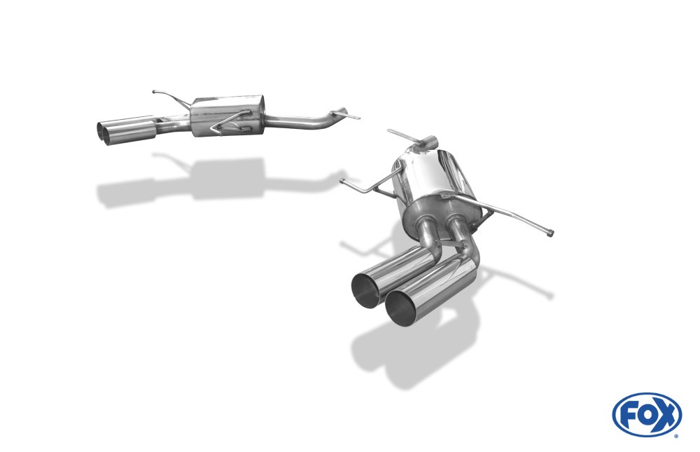 Fox Duplex Auspuff Sportauspuff Sportendschalldämpfer für Mercedes G-Klasse