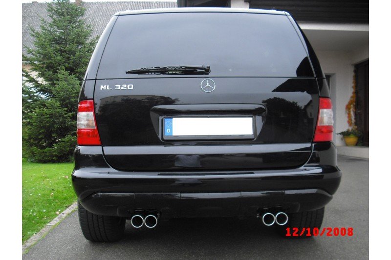 Fox Duplex Endrohrsystem für Mercedes M-Klasse W163