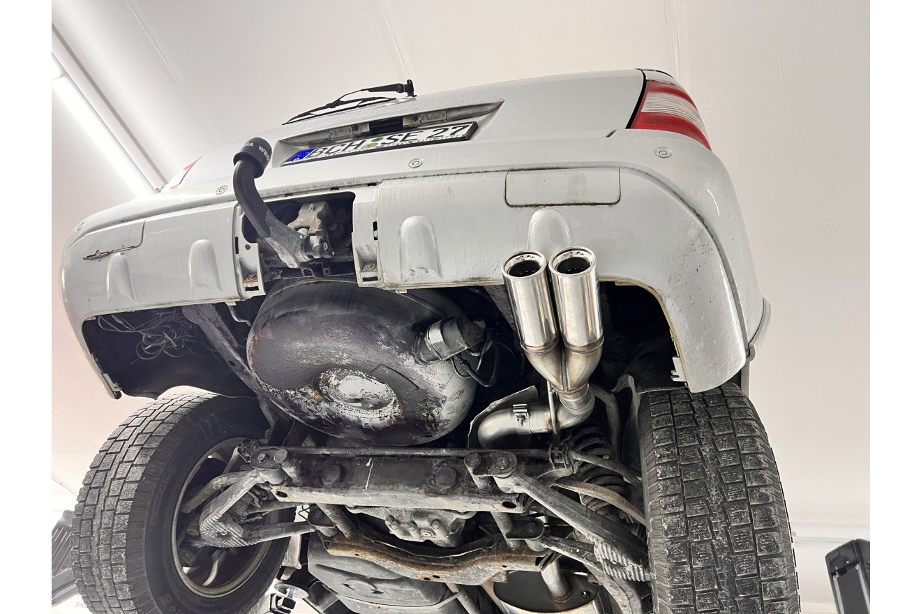 Fox Auspuff Sportauspuff Endschalldämpfer für Mercedes M-Klasse W163 5,0l 215kW