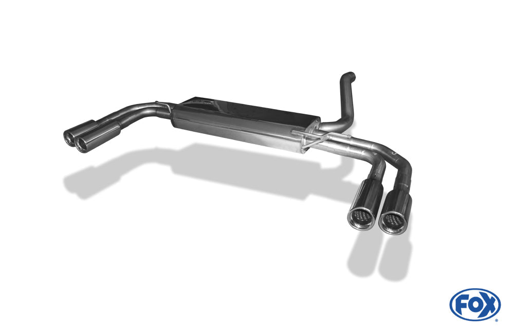 Fox Duplex Auspuff Sportauspuff Endschalldämpfer für Mercedes Vito/ Viano W639