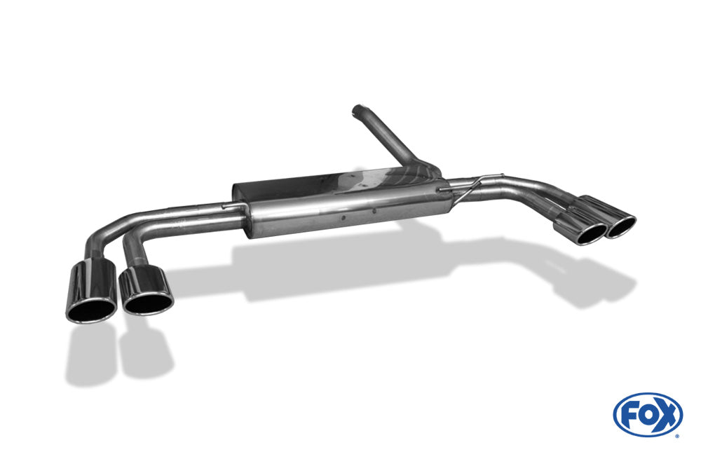 Fox Duplex Auspuff Sportauspuff Endschalldämpfer für Mercedes Vito/ Viano W639