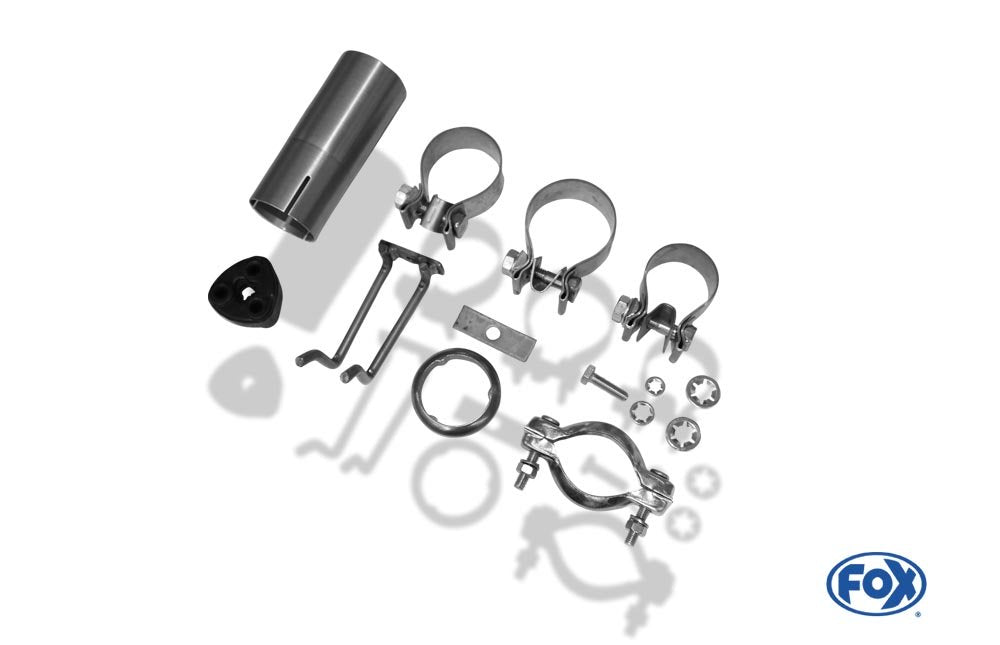 Fox Duplex Auspuff Sportauspuff Endschalldämpfer für Mercedes CLK Typ 208 2,0l