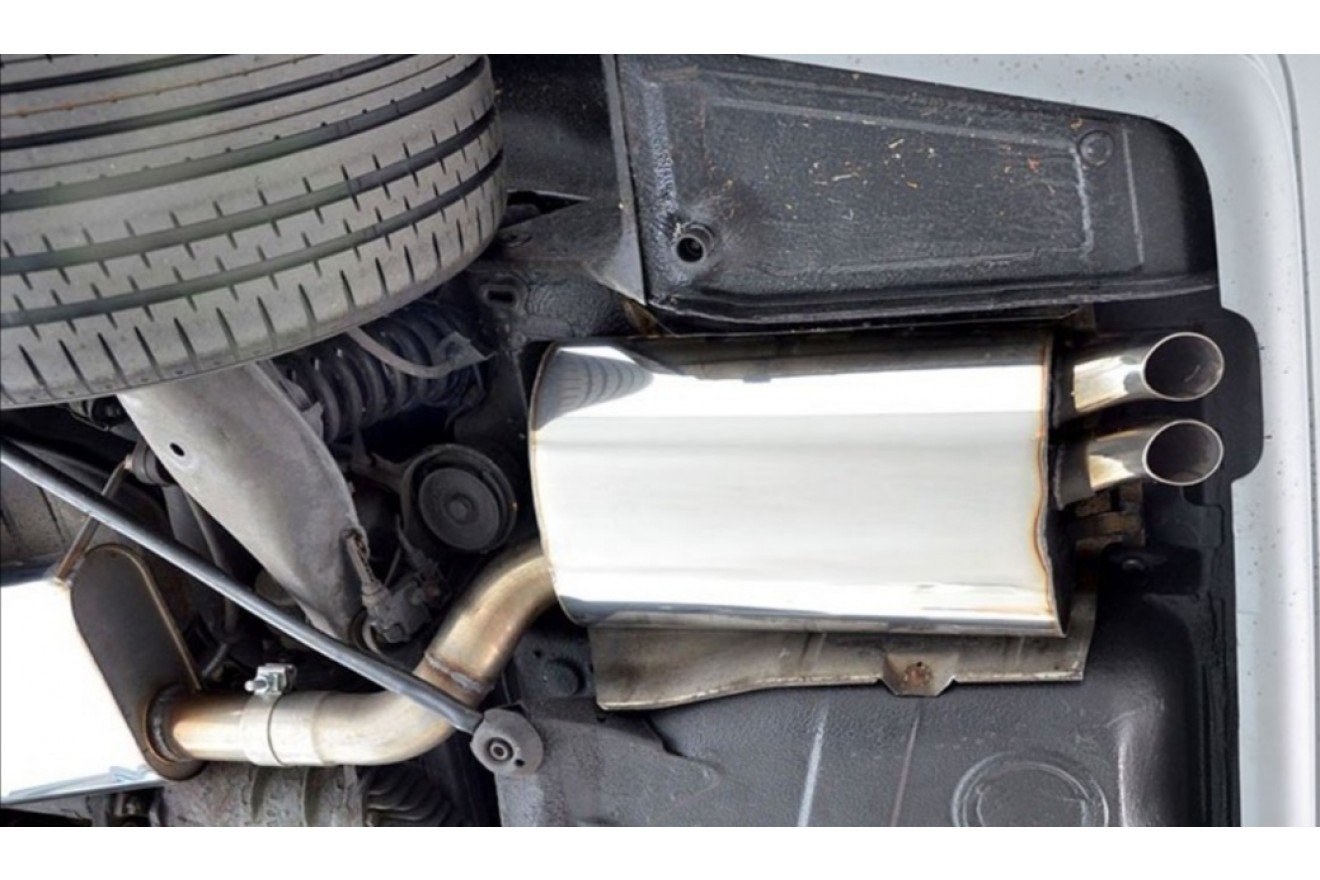 Fox Auspuff Sportauspuff Endschalldämpfer für Mercedes SL R129