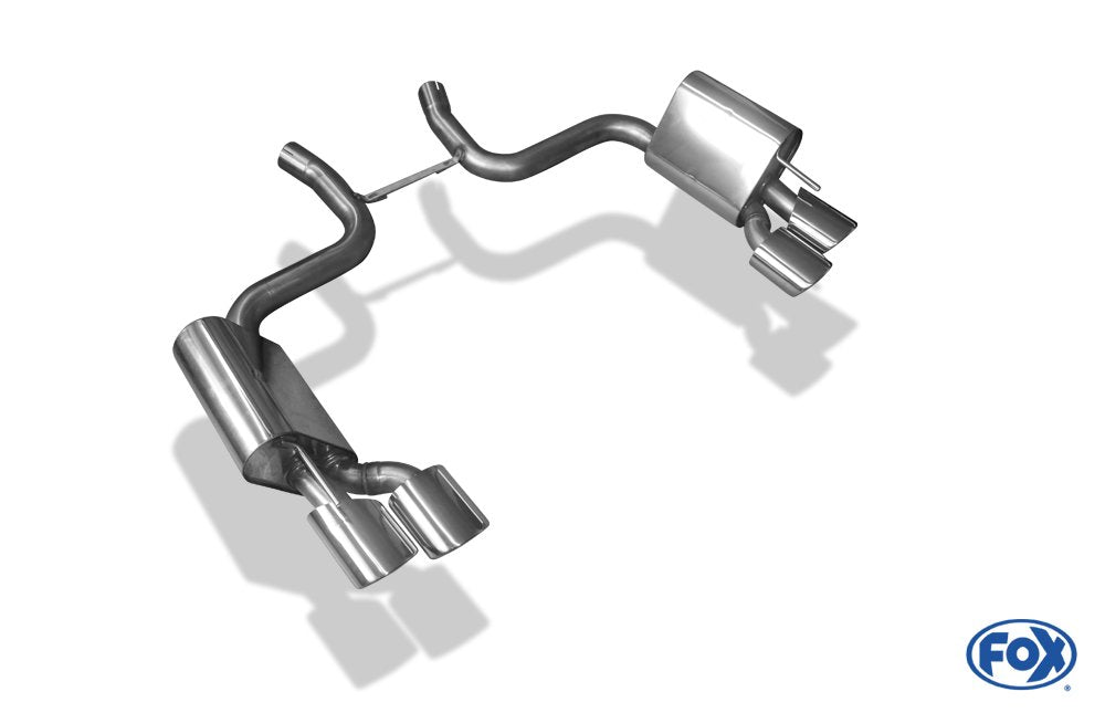 Fox Sportauspuff Duplex Sportendschalldämpfer für Mercedes SL55 - R230 5.5l
