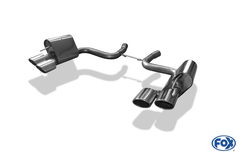 Fox Sportauspuff Duplex Sportendschalldämpfer für Mercedes SL55 - R230 5.5l