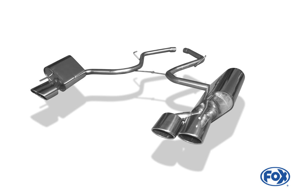 Fox Duplex Auspuff Sportauspuff Sportendschalldämpfer für Mercedes SL - R230