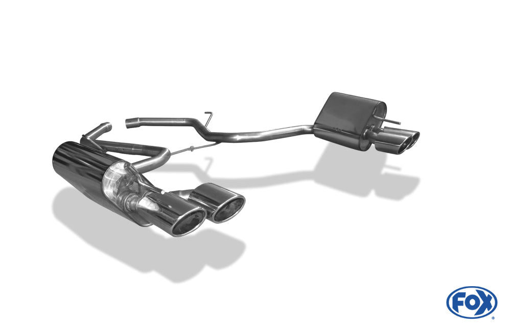 Fox Duplex Auspuff Sportauspuff Sportendschalldämpfer für Mercedes SL - R230
