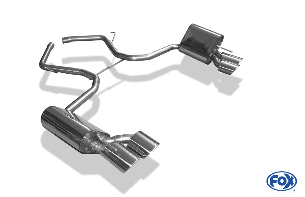 Fox Duplex Auspuff Sportauspuff Sportendschalldämpfer für Mercedes SL - R230