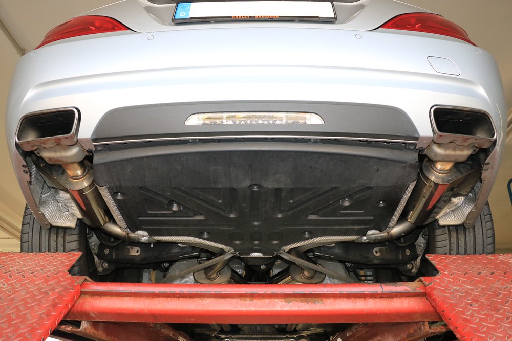 Fox Duplex Auspuff Sportauspuff Komplettanlage für Mercedes SL R231 3.5l 225kW