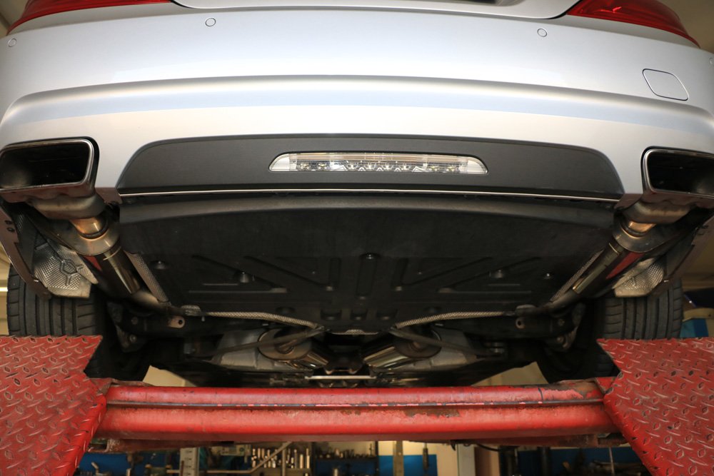 Fox Duplex Auspuff Sportauspuff Komplettanlage für Mercedes SL R231 3.5l 225kW