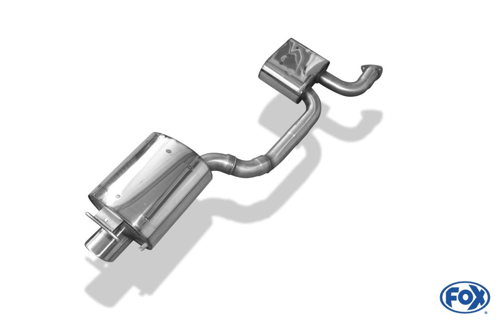 Fox Auspuff Sportauspuff Endschalldämpfer für Mercedes SLK Typ 170 2.0l K 141kW