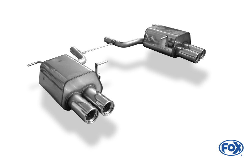 Fox Duplex Auspuff Sportauspuff Endschalldämpfer für Mercedes SLK - R172 3,5l