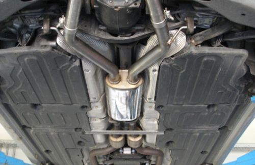 Fox Duplex Auspuff Sportauspuff Komplettanlage für Mercedes CLS C219 3.5l 200kW