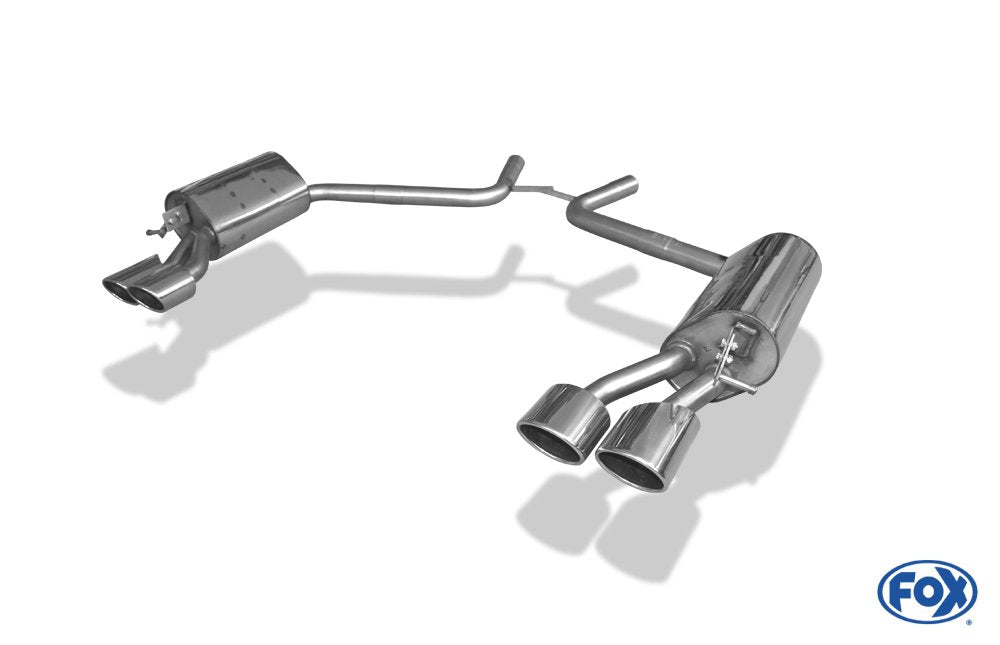 Fox Duplex Auspuff Sportauspuff Komplettanlage für Mercedes CLS C219 3.0l CDI