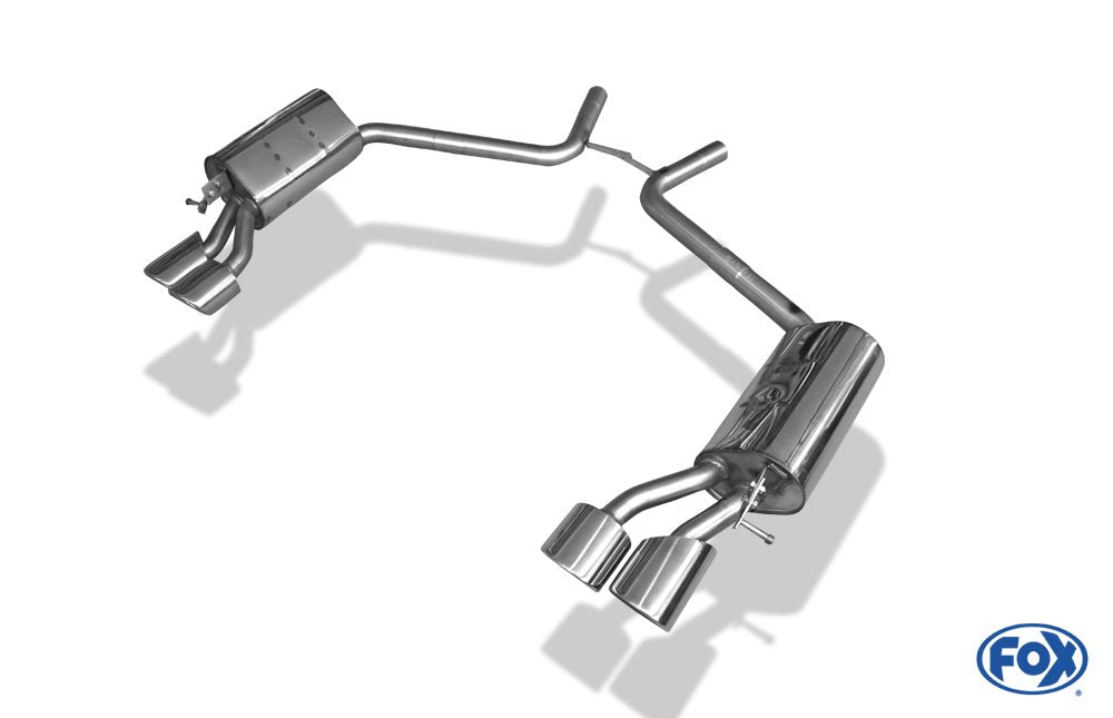 Fox Duplex Auspuff Sportauspuff Komplettanlage für Mercedes CLS C219 3.0l CDI