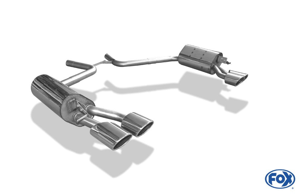 Fox Duplex Auspuff Sportauspuff Komplettanlage für Mercedes CLS C219 3.0l CDI