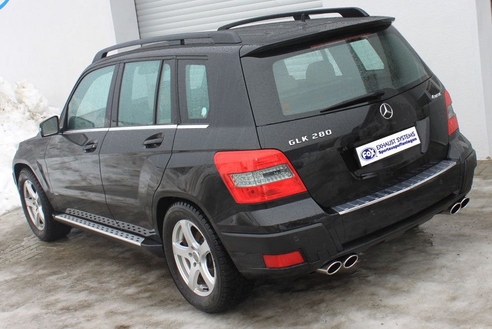 Fox Duplex Auspuff Sportauspuff Endschalldämpfer für Mercedes GLK X204 3.0l
