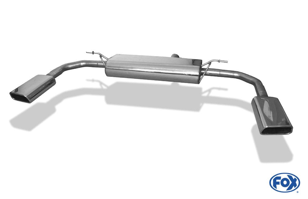 Fox Duplex Auspuff Sportauspuff Komplettanlage für Mercedes CLA 117 4-matic 2.0l