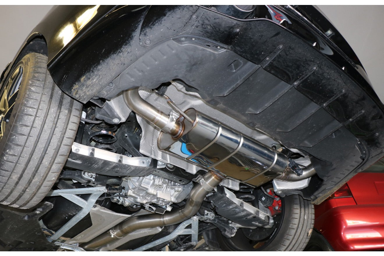 Fox Duplex Auspuff Sportauspuff Komplettanlage für Mercedes CLA 45 45S 118 2.0l