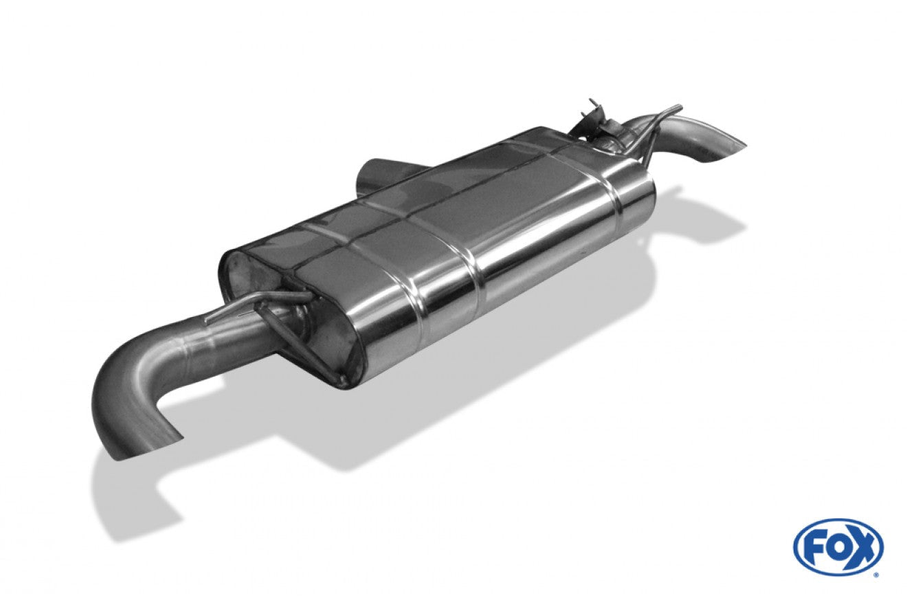 Fox Duplex Auspuff Sportauspuff Endschalldämpfer für Mercedes CLA 220/250 2.0