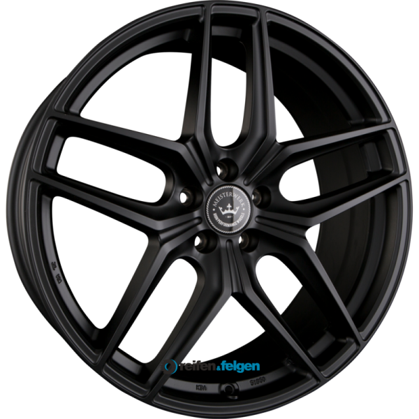 MEISTERWERK WHEELS MW02 8.5x20 ET35 5x120 NB72.6 Matt Black (MB)