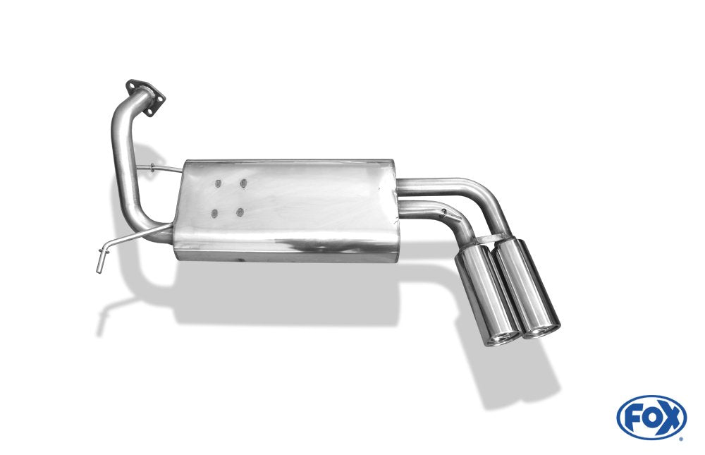 Fox Auspuff Sportauspuff Endschalldämpfer für Mitsubishi Colt CAO/ CJO 1,3l