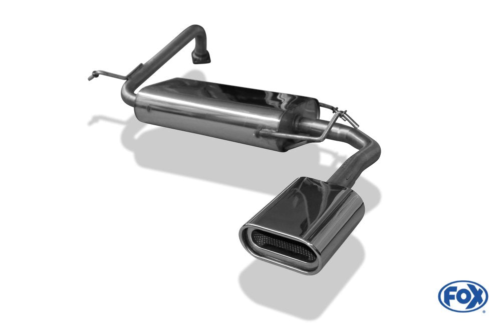 Fox Auspuff Sportauspuff Endschalldämpfer für Mitsubishi Lancer 4 Stufenheck 1.5