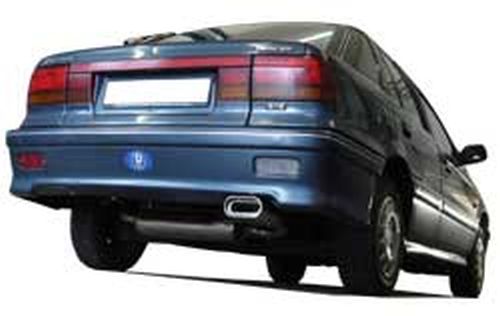 Fox Auspuff Sportauspuff Endschalldämpfer für Mitsubishi Lancer 4 Stufenheck 1.5