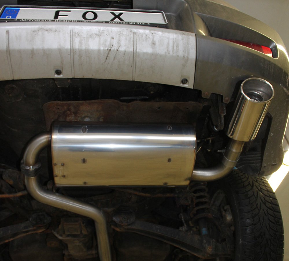 Fox Auspuff Sportauspuff Komplettanlage für Mitsubishi Outlander I CU 2,0l