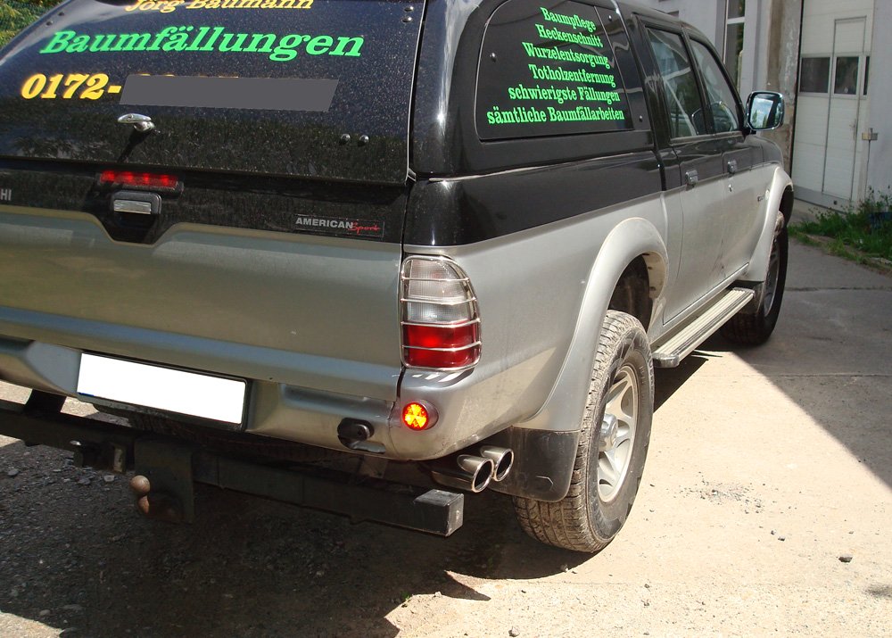 Fox Auspuff Sportauspuff Komplettanlage für Mitsubishi L200 K60T 2.5 TDI 55/57kW