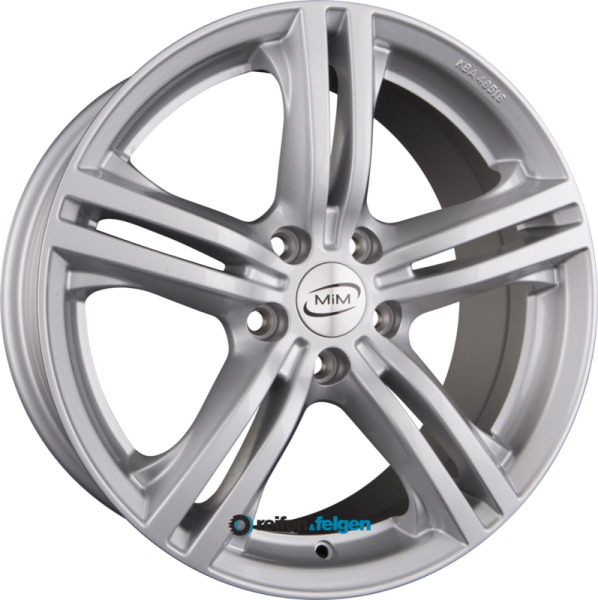 MIM MILANO EVO 7.5x17 ET45 5x120 NB72.6 Silver werk91-4 Silber