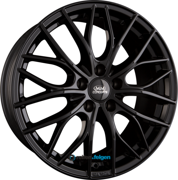 MM-CONCEPTS MM01 8.5x19 ET25 5x112 NB66.6 Schwarz Glanz