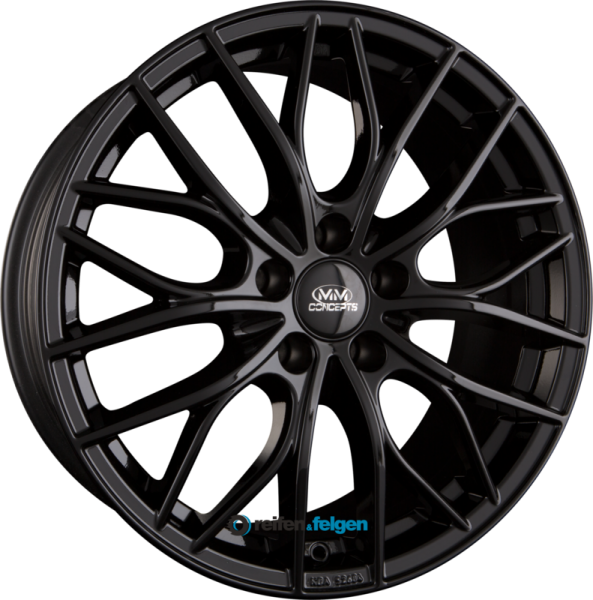 MM-CONCEPTS MM01 8x18 ET45 5x112 NB66.6 Schwarz Glanz