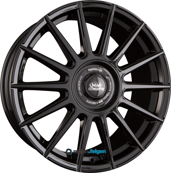 MM-CONCEPTS MM04 8.5x19 ET35 5x112 5x120 NB72.6 Black