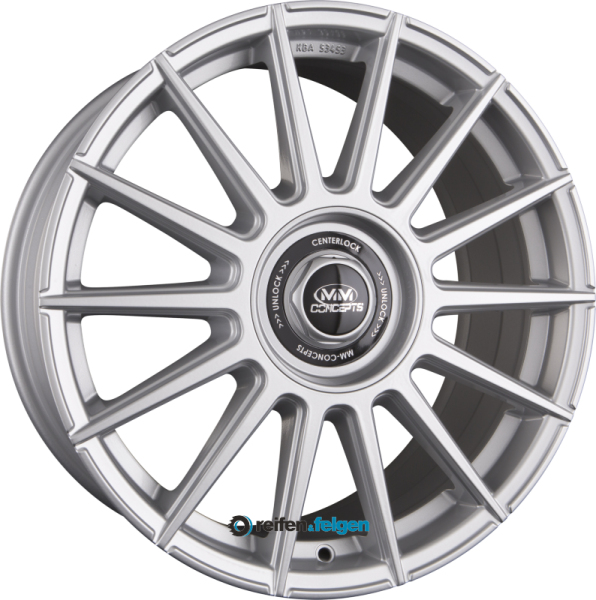 MM-CONCEPTS MM04 8.5x19 ET35 5x112 5x120 NB72.6 Silver