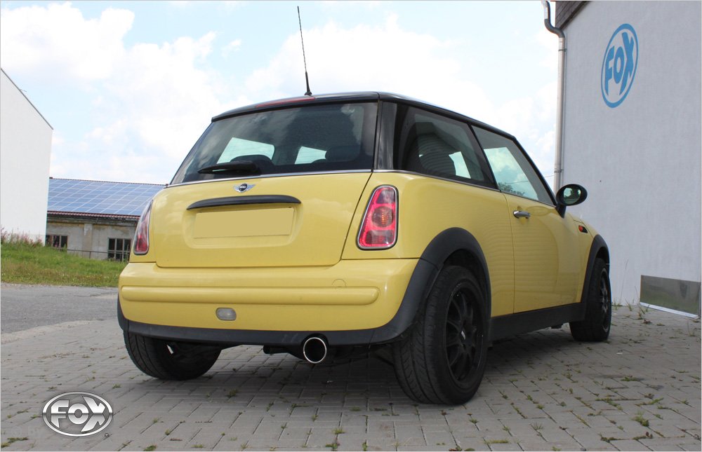 Fox Auspuff Sportauspuff Komplettanlage für Mini One/ Cooper R50 1.6l 66/85/88kW