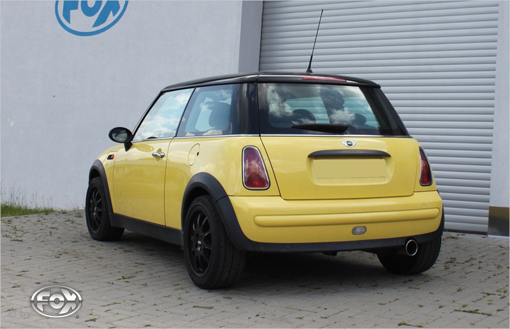 Fox Auspuff Sportauspuff Komplettanlage für Mini One/ Cooper R50 1.6l 66/85/88kW