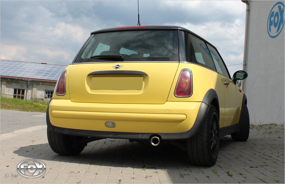 Fox Auspuff Sportauspuff Komplettanlage für Mini One/ Cooper R50 1.6l 66/85/88kW