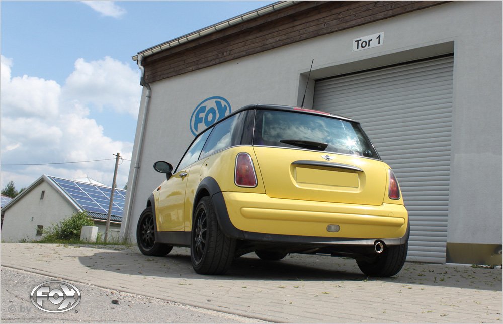 Fox Auspuff Sportauspuff Komplettanlage für Mini One/ Cooper R50 1.6l 66/85/88kW