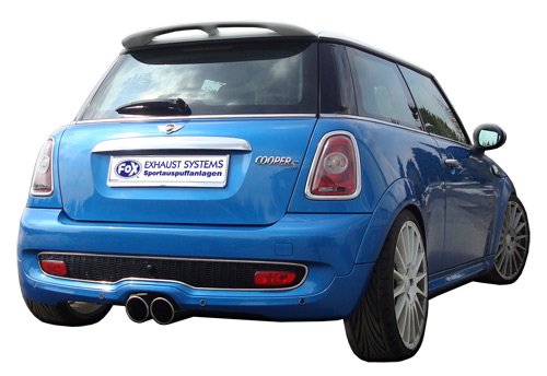 Fox Auspuff Sportauspuff Endschalldämpfer für Mini Cooper S R56 1.6l 128kW