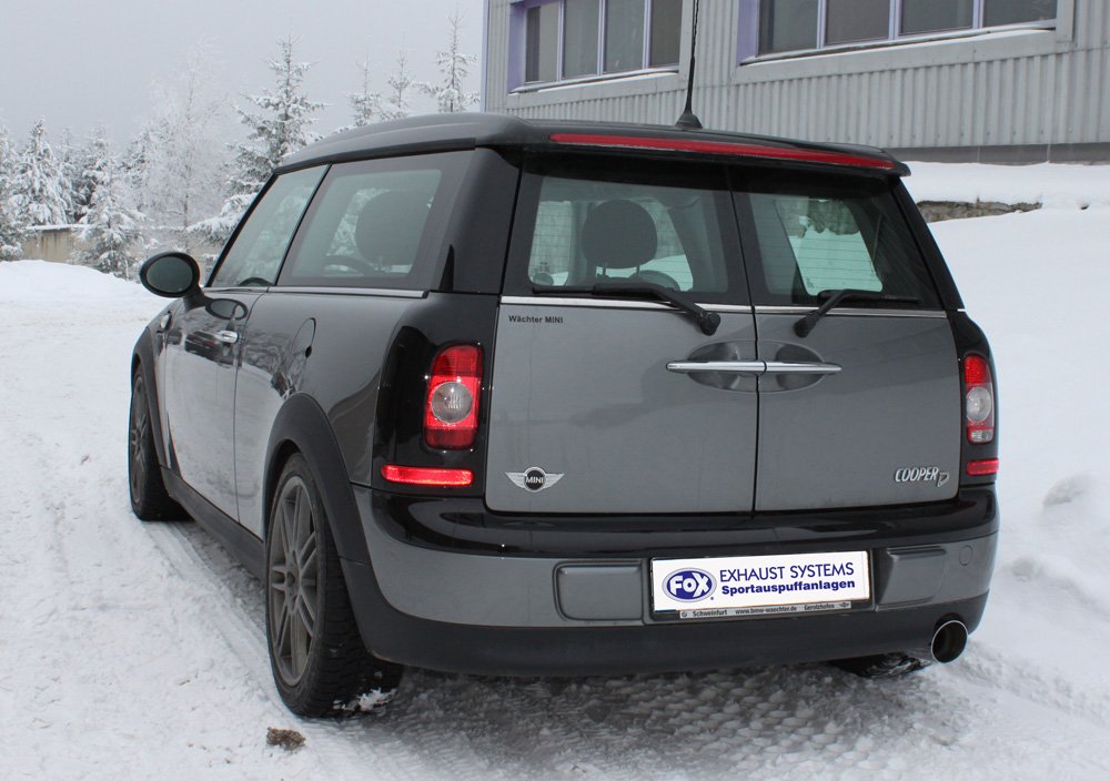 Fox Auspuff Sportauspuff Endschalldämpfer für Mini Cooper Clubman R55 1.6l D