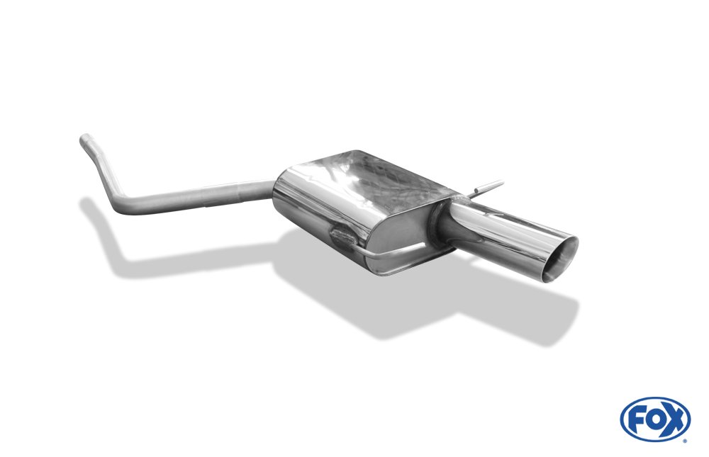 Fox Auspuff Sportauspuff Endschalldämpfer für Mini Cooper R55 1.6l 85kW