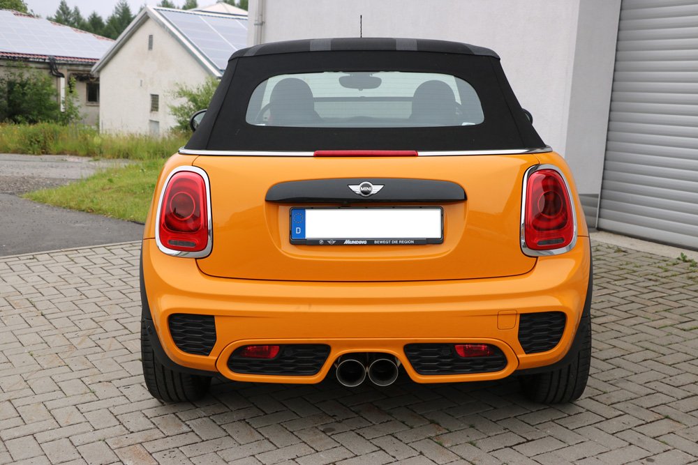 Fox Auspuff Sportauspuff Endschalldämpfer für Mini Cooper S F56 F57 2,0l