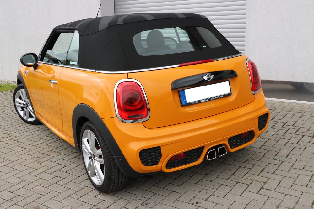 Fox Auspuff Sportauspuff Endschalldämpfer für Mini Cooper S F55/56/57 2,0l