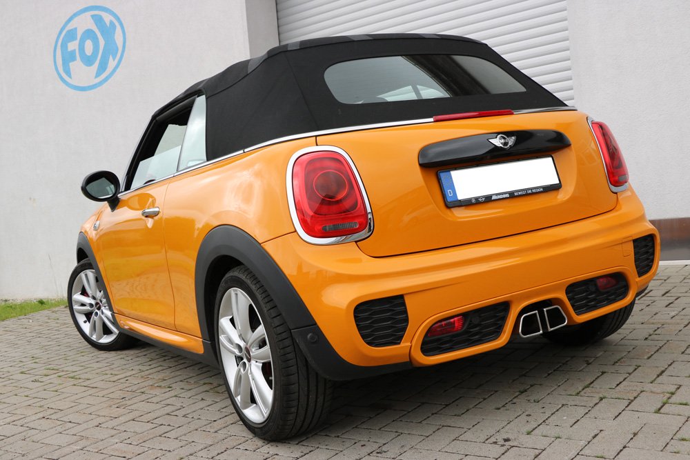 Fox Auspuff Sportauspuff Komplettanlage für Mini Cooper S F55/56/57 2,0l