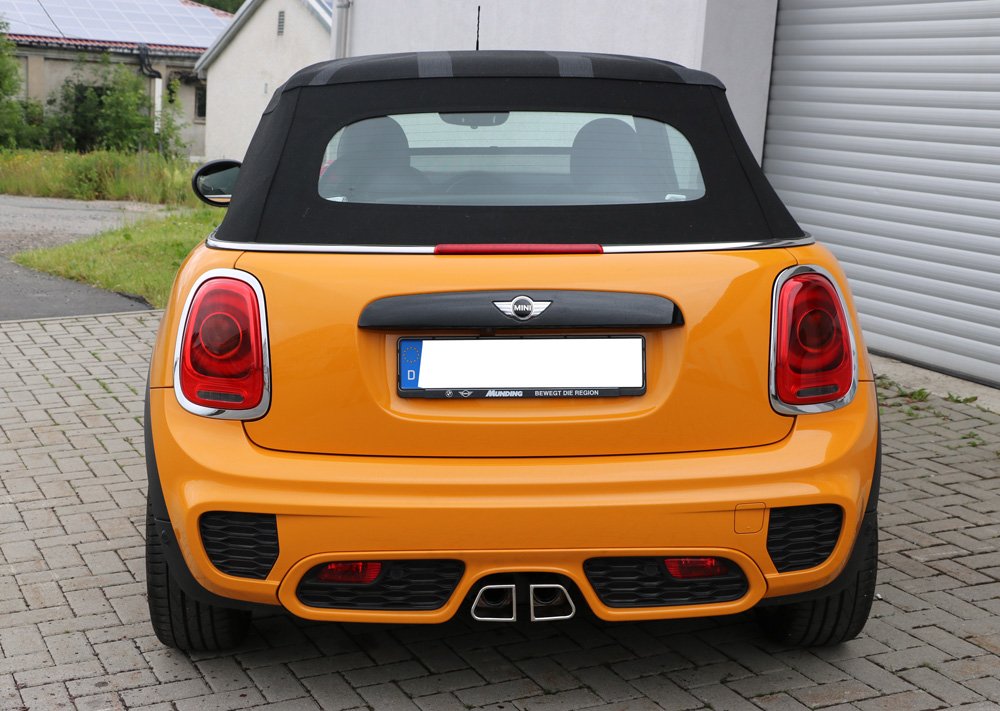 Fox Auspuff Sportauspuff Endschalldämpfer für Mini Cooper S F55/56/57 2,0l