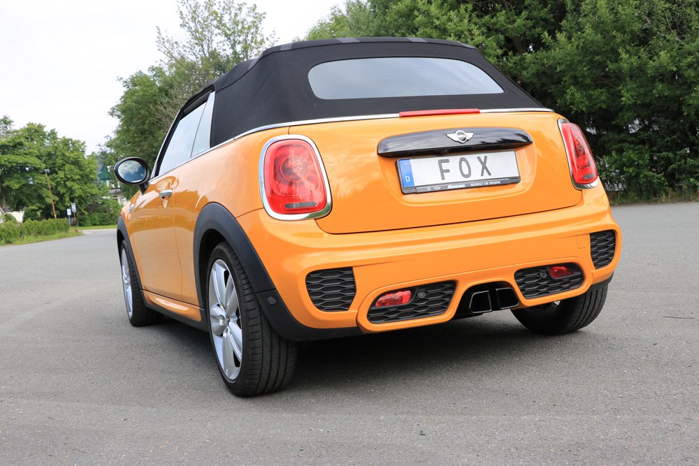 Fox Auspuff Sportauspuff Endschalldämpfer für Mini Cooper S F55/56/57 2,0l