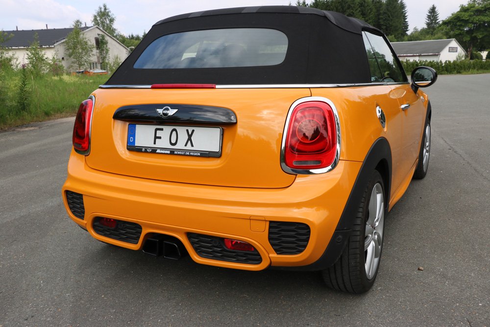 Fox Auspuff Sportauspuff Endschalldämpfer für Mini Cooper S F55/56/57 2,0l