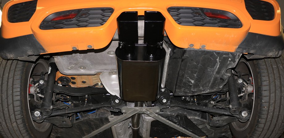 Fox Auspuff Sportauspuff Endschalldämpfer für Mini Cooper S F55/56/57 2,0l