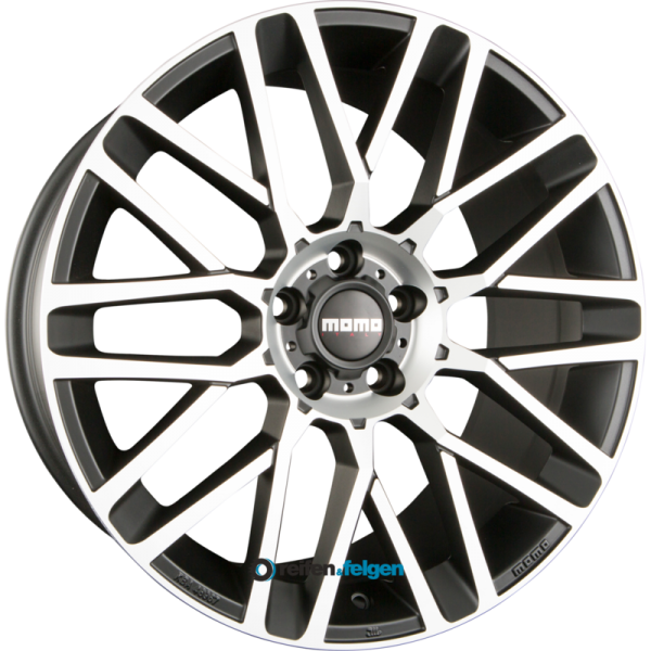 MOMO REVENGE EVO 8.5x19 ET30 5x120 NB79.6 Matt Black Diamond Cut